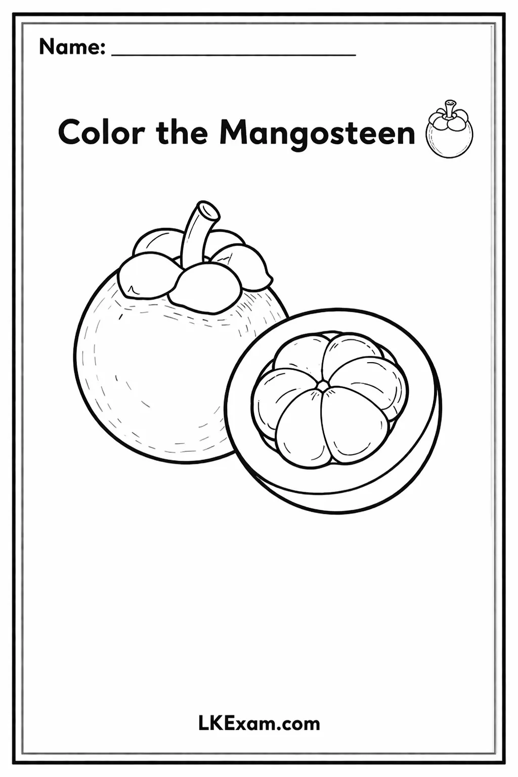 Coloring Worksheet