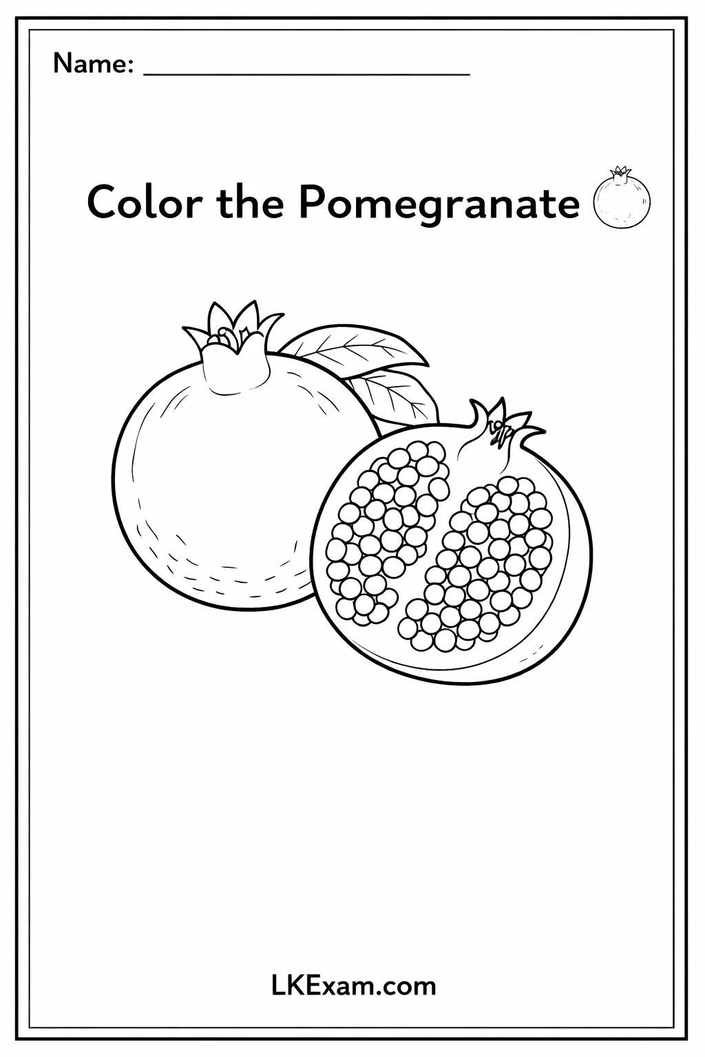 Coloring Worksheet